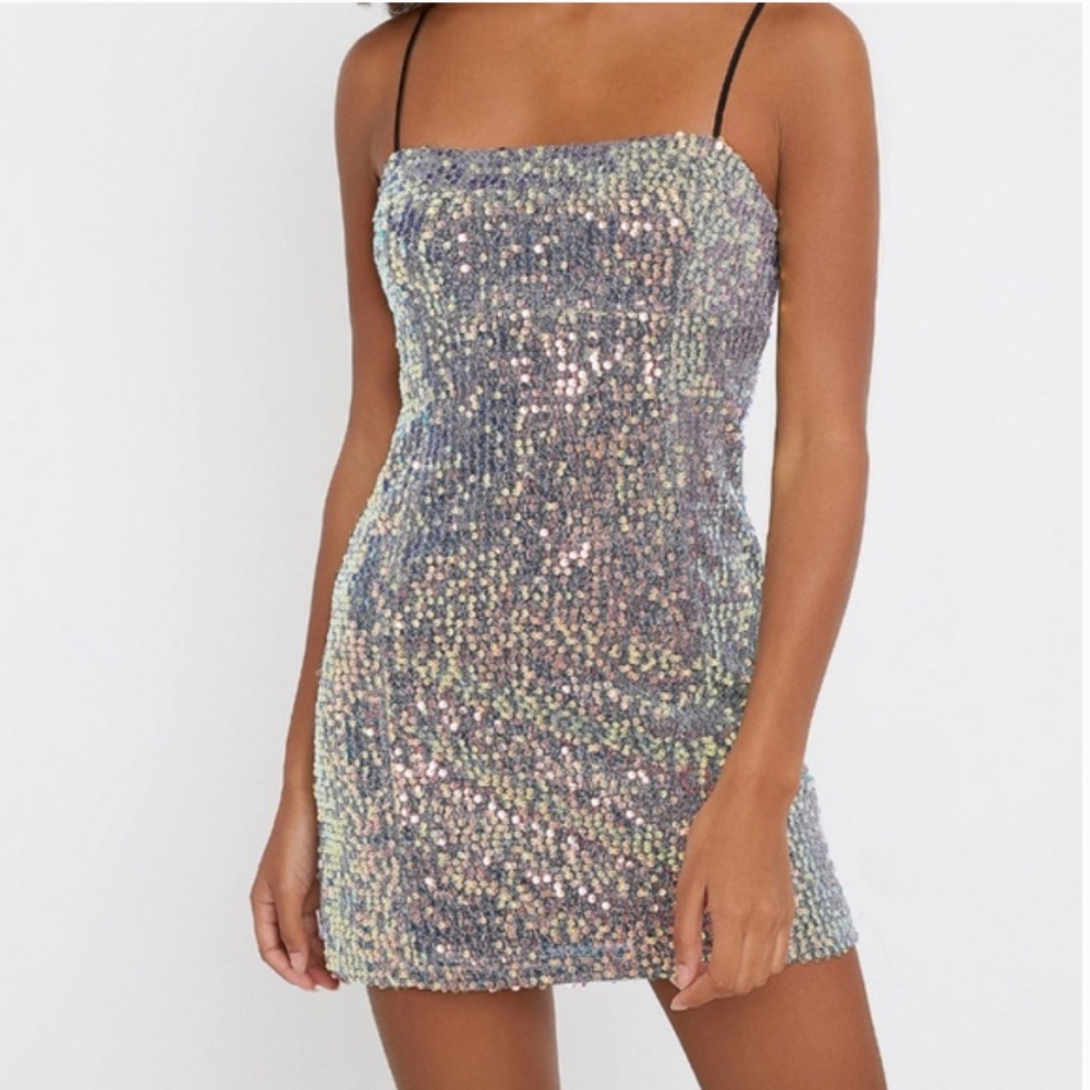 UO Kyle Sequin Body-con Party Dress